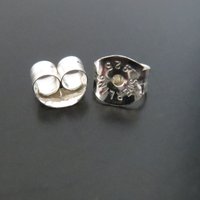 Solid Sterling Silver Friction Ear Nuts / Earring Backs for Post Earrings; Excellent Quality, 100% Made in the USA