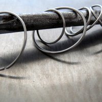 Titanium Endless Hoop Ring, SINGLE 18g or 20g Mens Hoop Earring, Titanium Hoops Are Hypoallergenic, Great for Men or Women