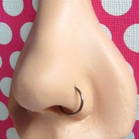 Niobium Nose Ring, Earring, Cartilage, Etc. Hypoallergenic Nose Hoops for Men and Women, 22g, 20g, or 18g Earrings for Men, Unisex Hoops