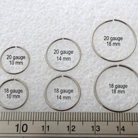 Titanium Endless Hoop Ring, SINGLE 18g or 20g Mens Hoop Earring, Titanium Hoops Are Hypoallergenic, Great for Men or Women