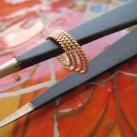 Solid 14k Gold Hoop Earrings, Perfectly Twisted Pair of Small Gold Earrings