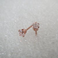 Rose Gold Filled CZ Studs; Small, Cubic Zirconia Earrings, Cartilage Jewelry; Perfect Gift for Bridesmaids!