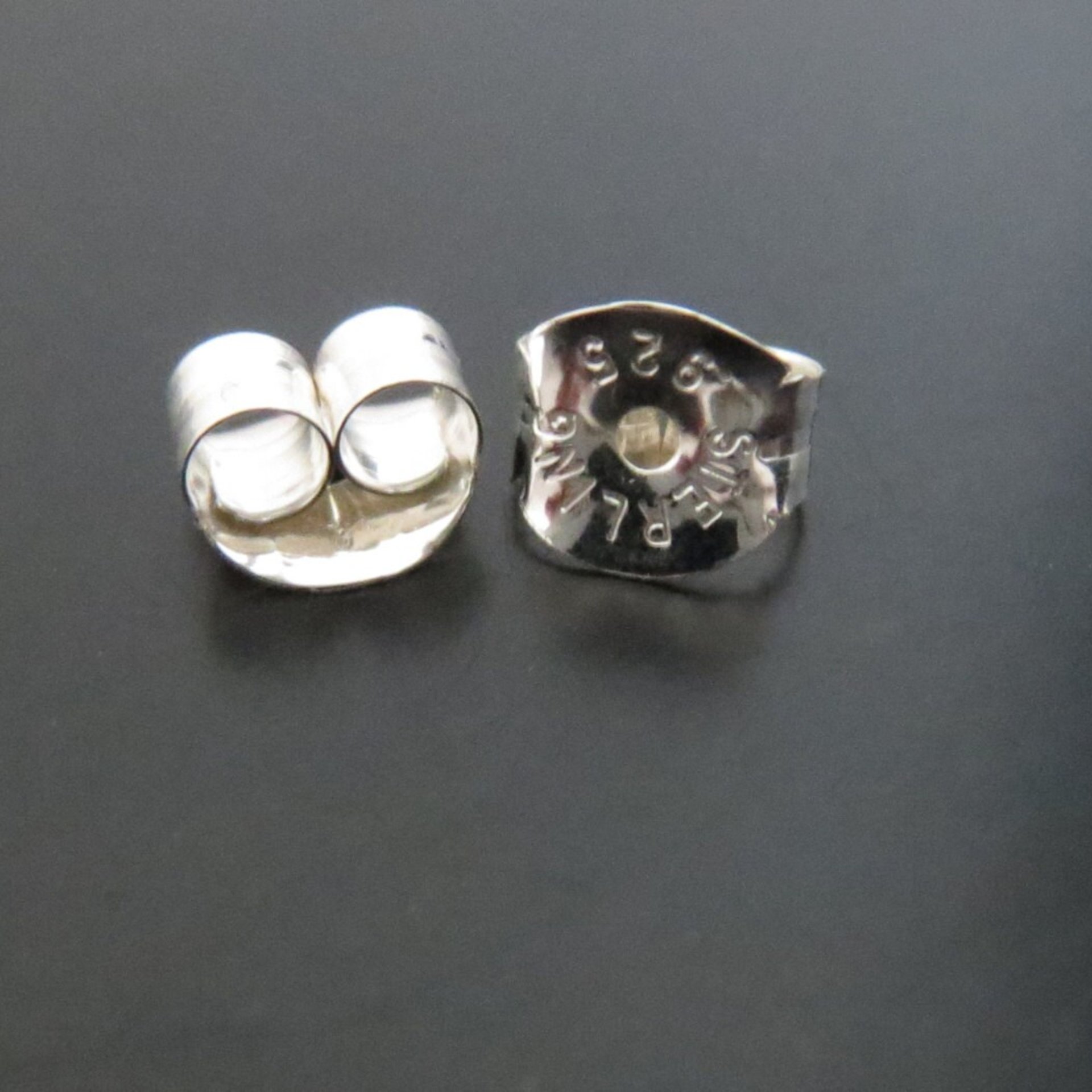 Solid Sterling Silver Friction Ear Nuts / Earring Backs for Post Earrings; Excellent Quality, 100% Made in the USA
