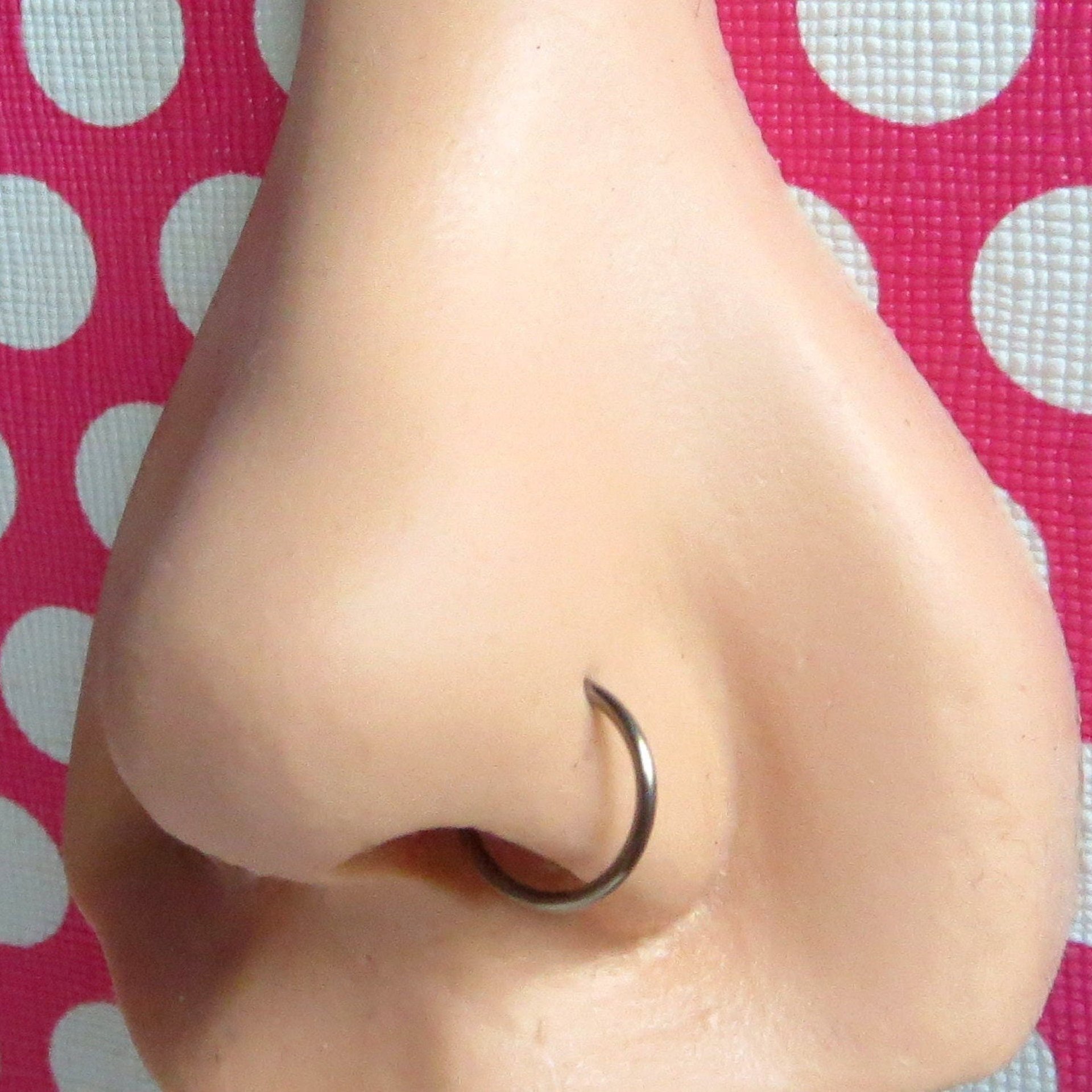 Niobium Nose Ring, Earring, Cartilage, Etc. Hypoallergenic Nose Hoops for Men and Women, 22g, 20g, or 18g Earrings for Men, Unisex Hoops