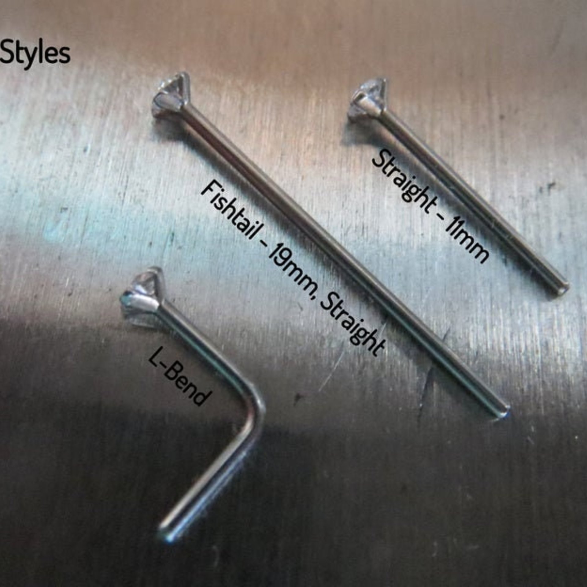 Domed Nose Stud, 316L Surgical Steel Nose Ring, Great Everyday Nose Stud for Men or Women