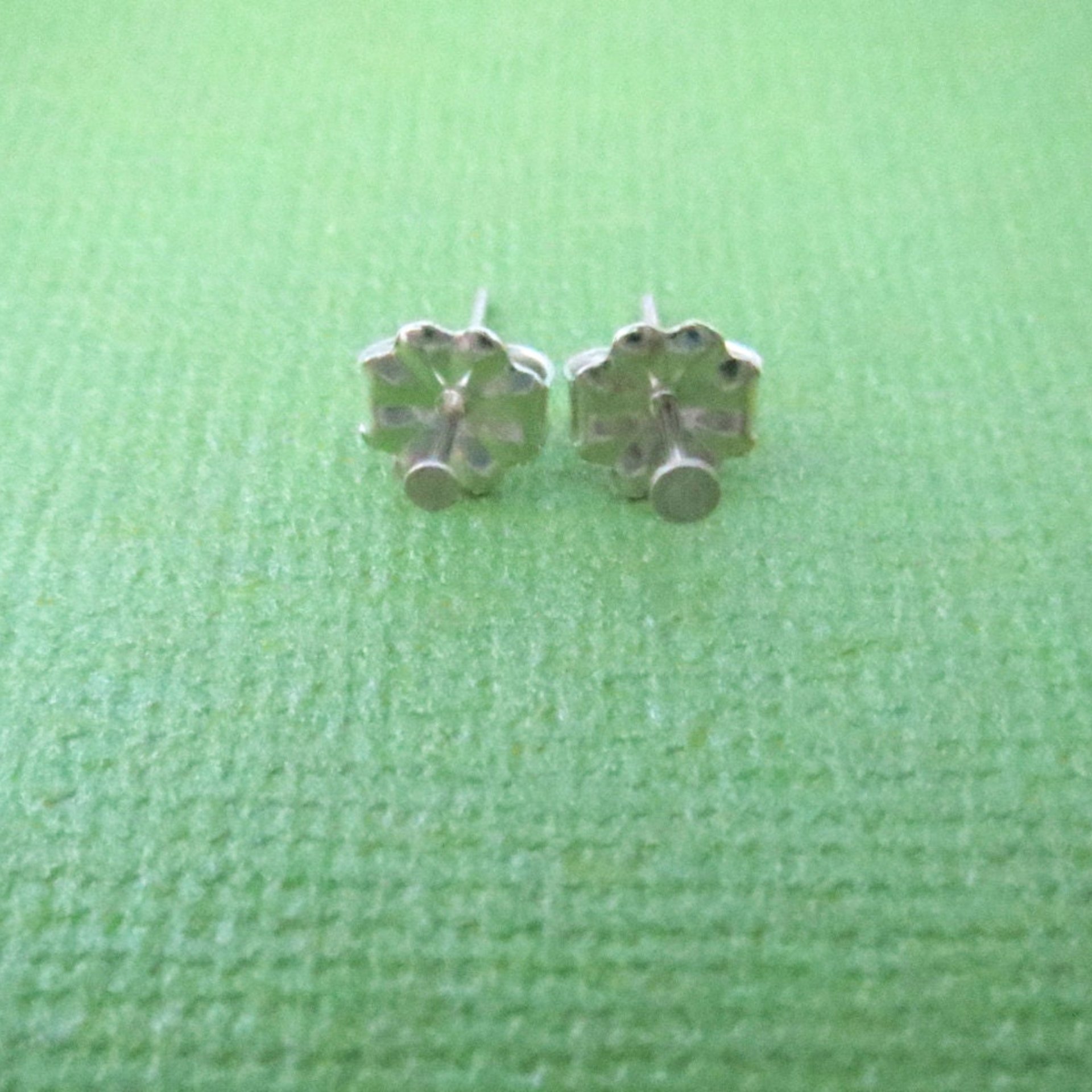 Tiny Flat Stud Post Earrings, Hypoallergenic Argentium Silver - Single or Pair, Lobe and Cartilage, Nickel Free Stud Earrings - Made in USA